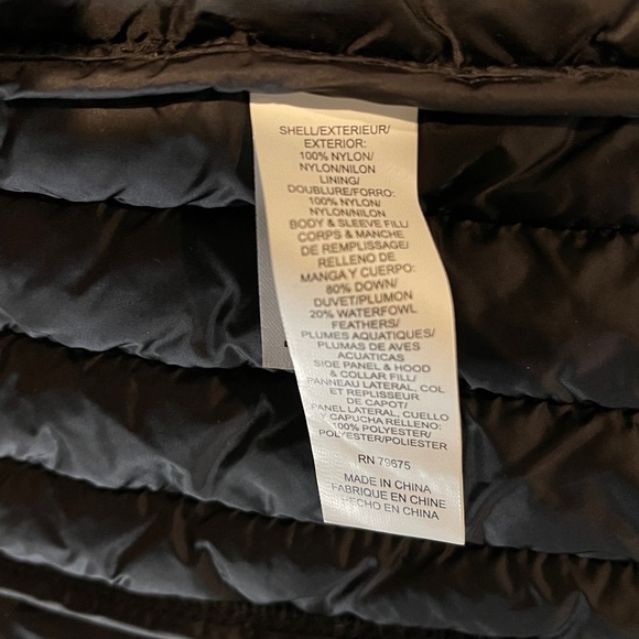 Lucky Brand Women's Black Down Jacket, Coat with hood. XSmall NWT - Picture 11 of 14